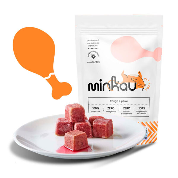 Alimento natural para gatos sabor frango